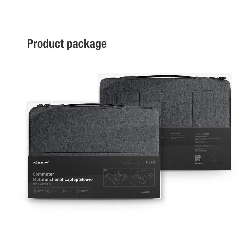 14.0 Inch Commuter Laptop Sleeve - Multifunctional