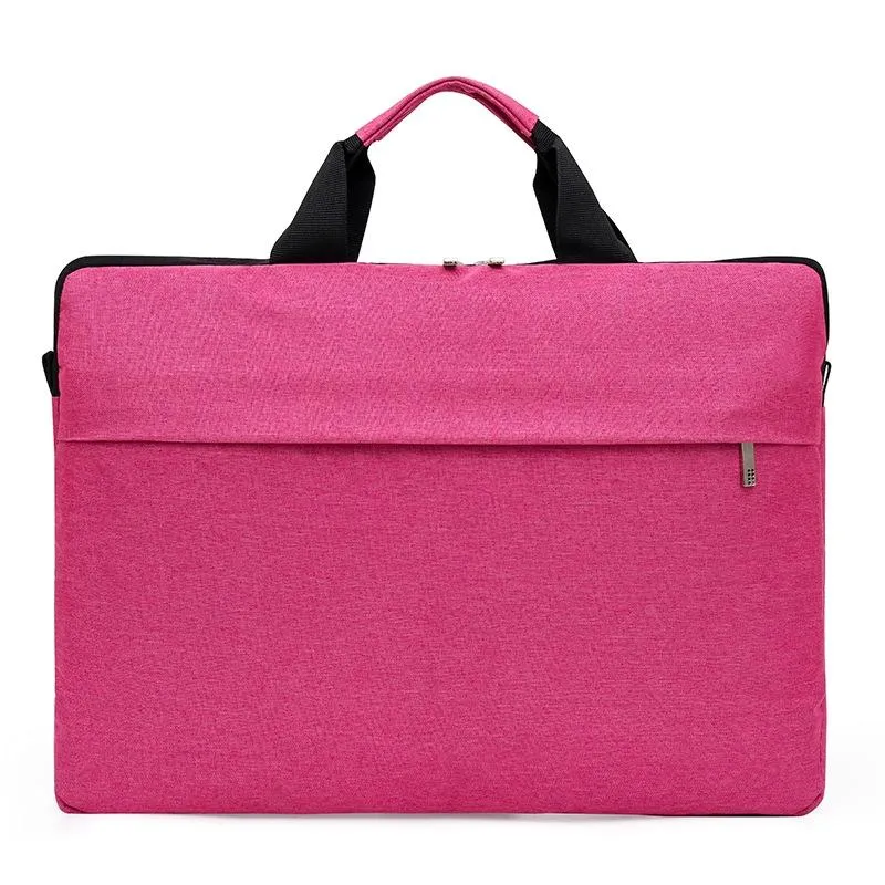 15 Inch Waterproof Portable Notebook Bag - Multifunctional Single Shoulder Computer Bag