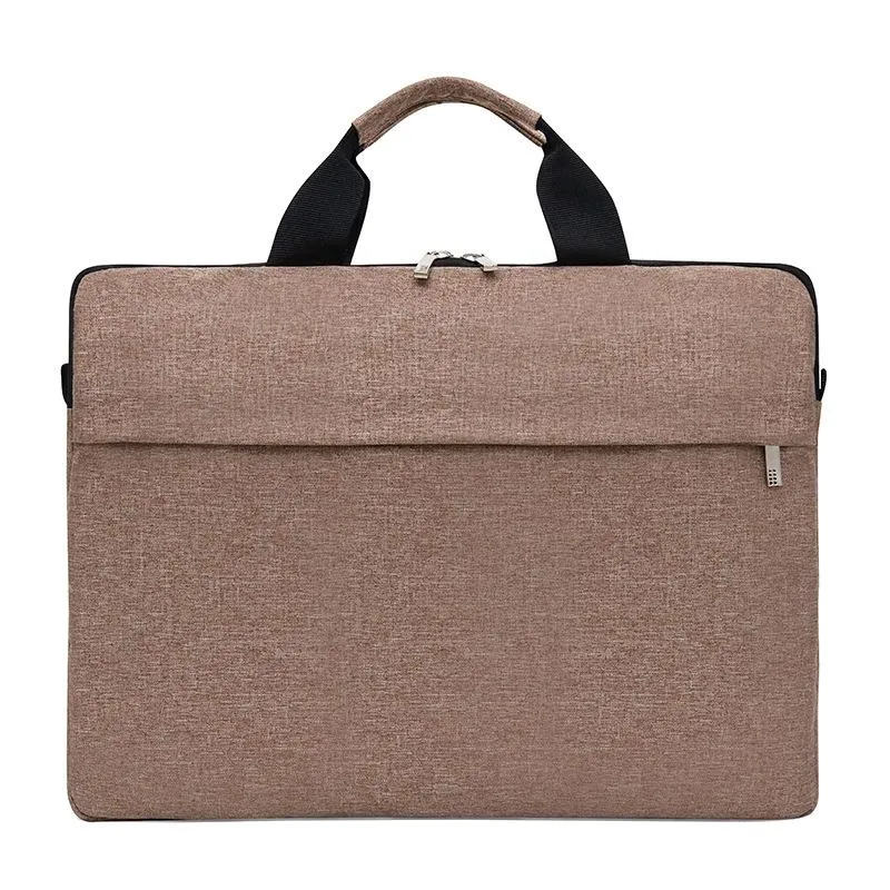 15 Inch Waterproof Portable Notebook Bag - Multifunctional Single Shoulder Computer Bag