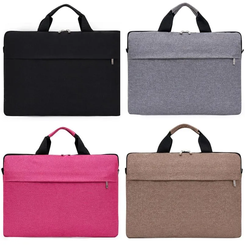 15 Inch Waterproof Portable Notebook Bag - Multifunctional Single Shoulder Computer Bag