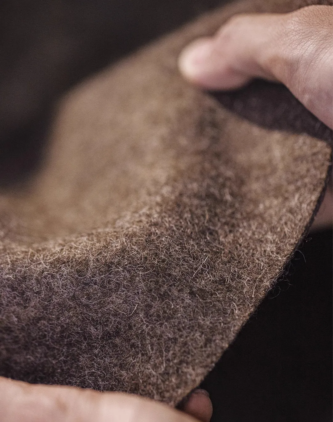 American Wool Felt Thickened Slip-On Outer Wear Cork Bottom Men's Sandal