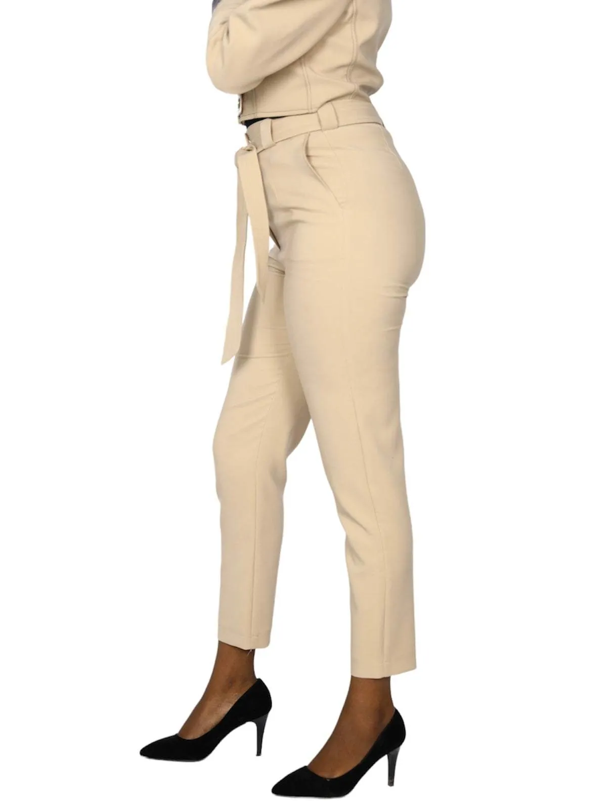 Beige African Office Suit