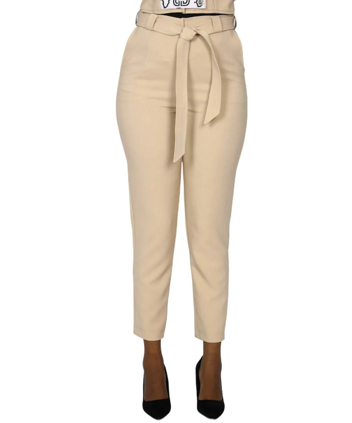 Beige African Office Suit