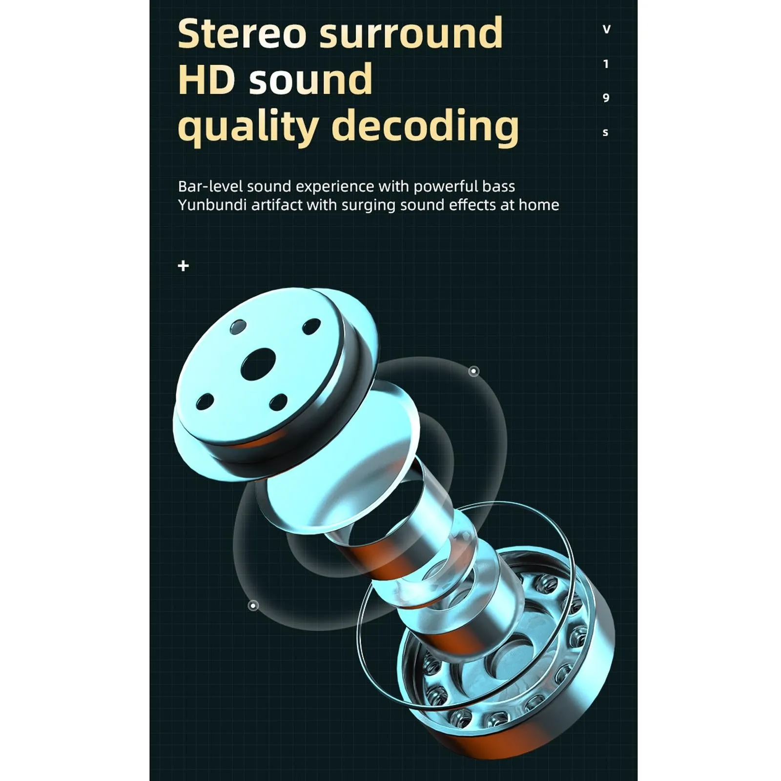 Business Style Bluetooth 5.0 Earphone with Fingerprint Touch