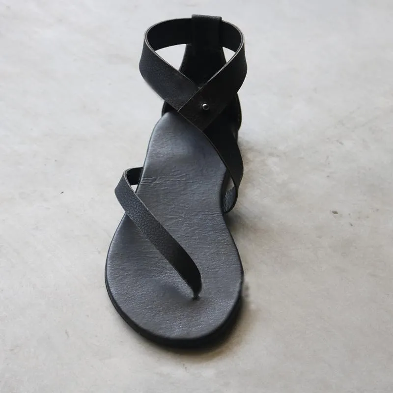 Chicvane Summer Beach Shoes Flat Sandals