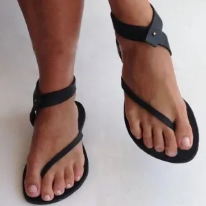 Chicvane Summer Beach Shoes Flat Sandals