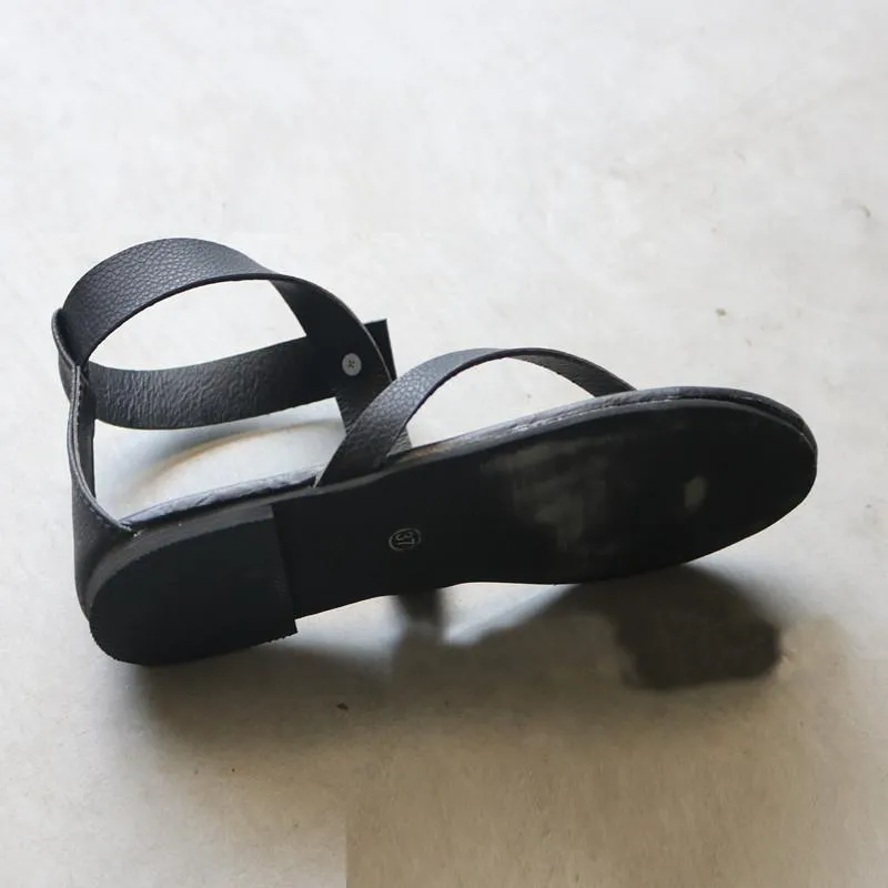 Chicvane Summer Beach Shoes Flat Sandals