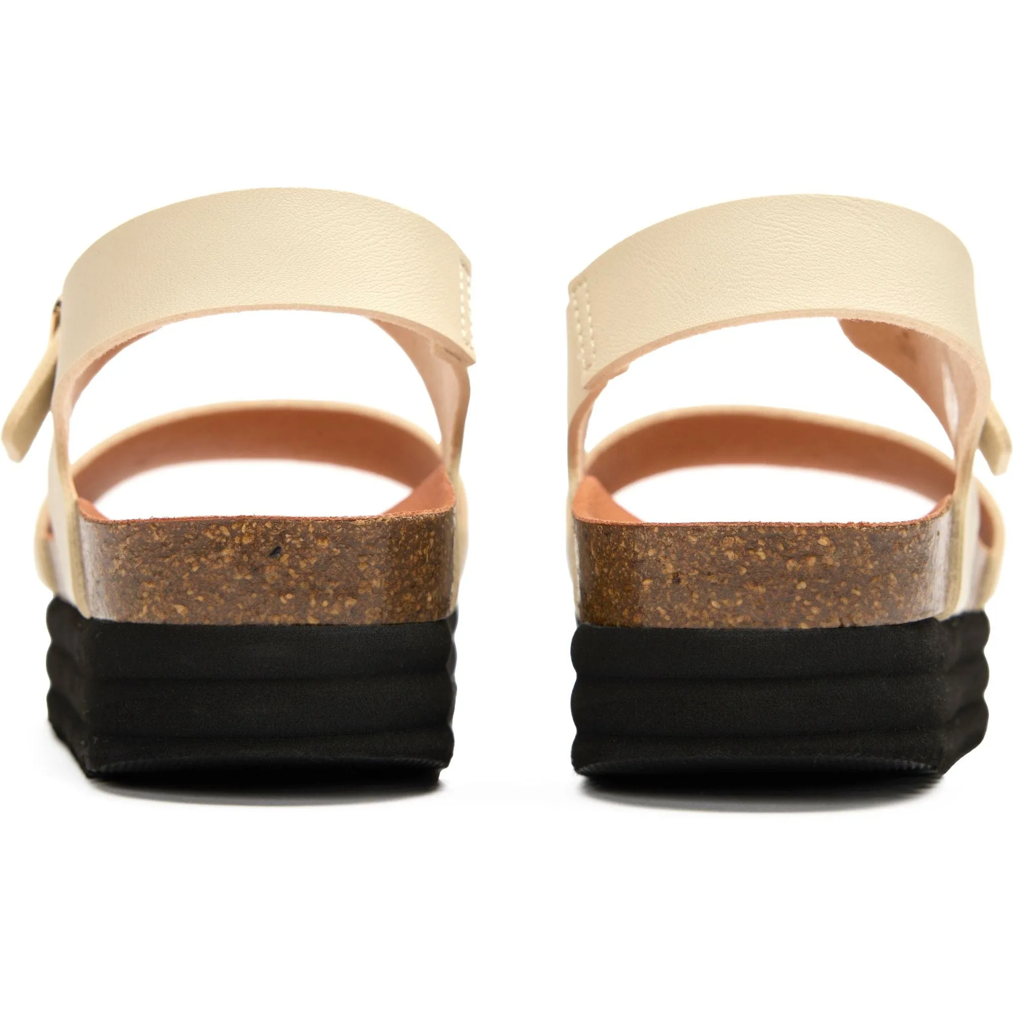 Clove Women's Vegan Flatform Sandals | Cream