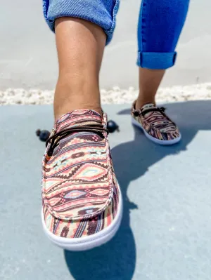 Corky's Kayak- Pink Aztec