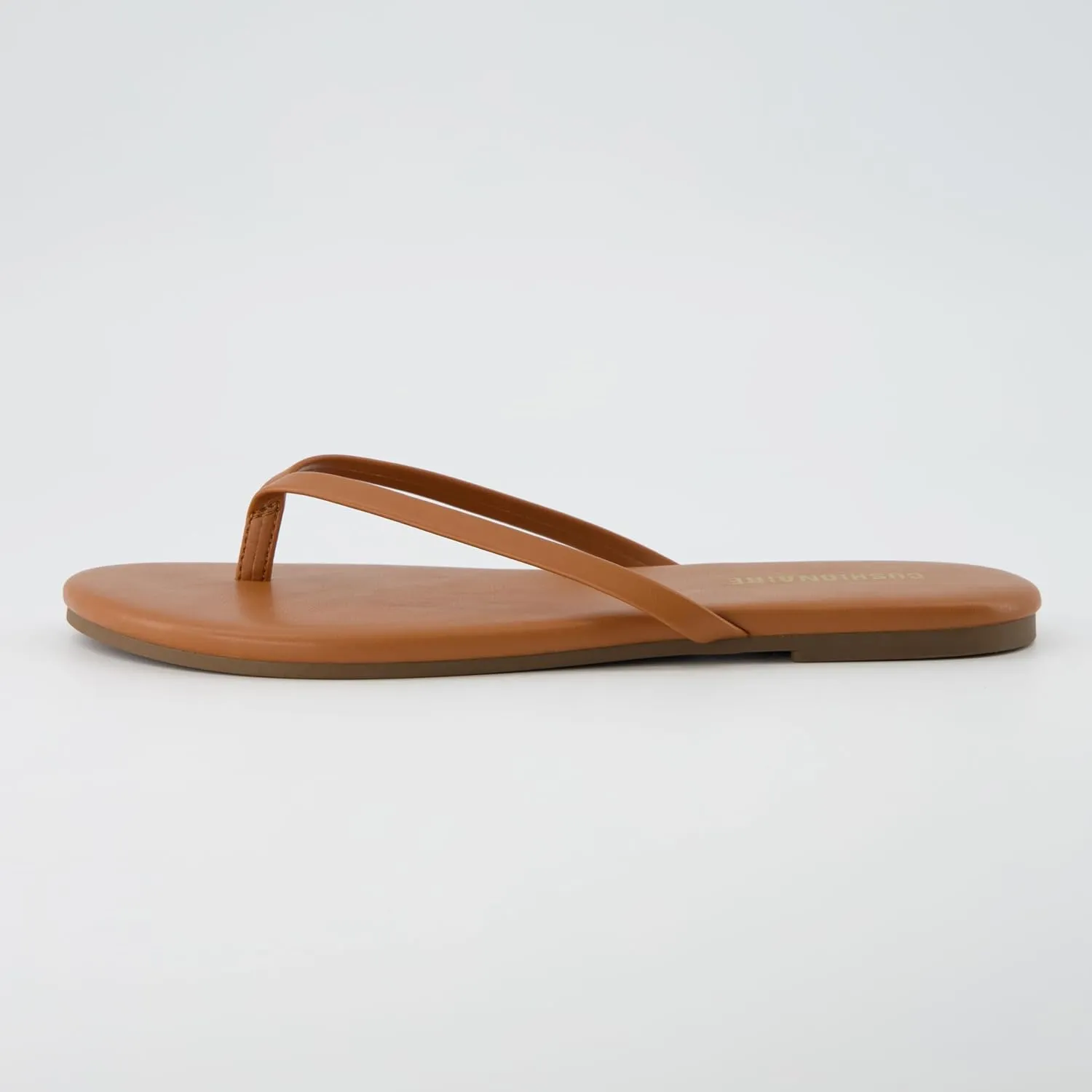CUSHIONAIRE Cruise Womens Minimalist Flip Flops  Ultra-Lightweight Summer Sandals with Non-Slip Sole