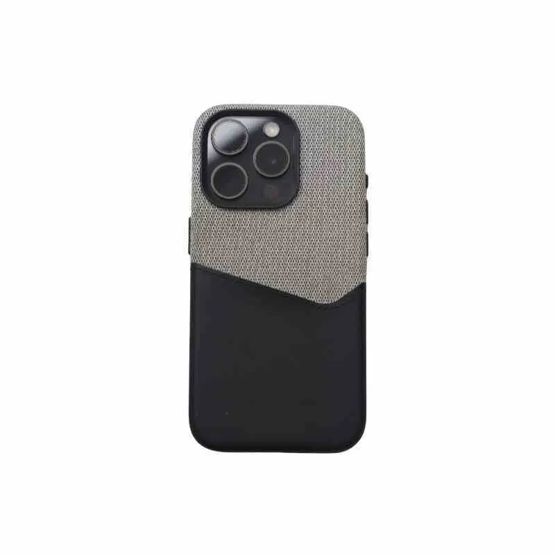 Double Card Leather Magnetic Phone Case Protective Case Personalized Business Style