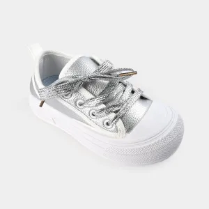 Girls Sneaker WS-007-SILVER