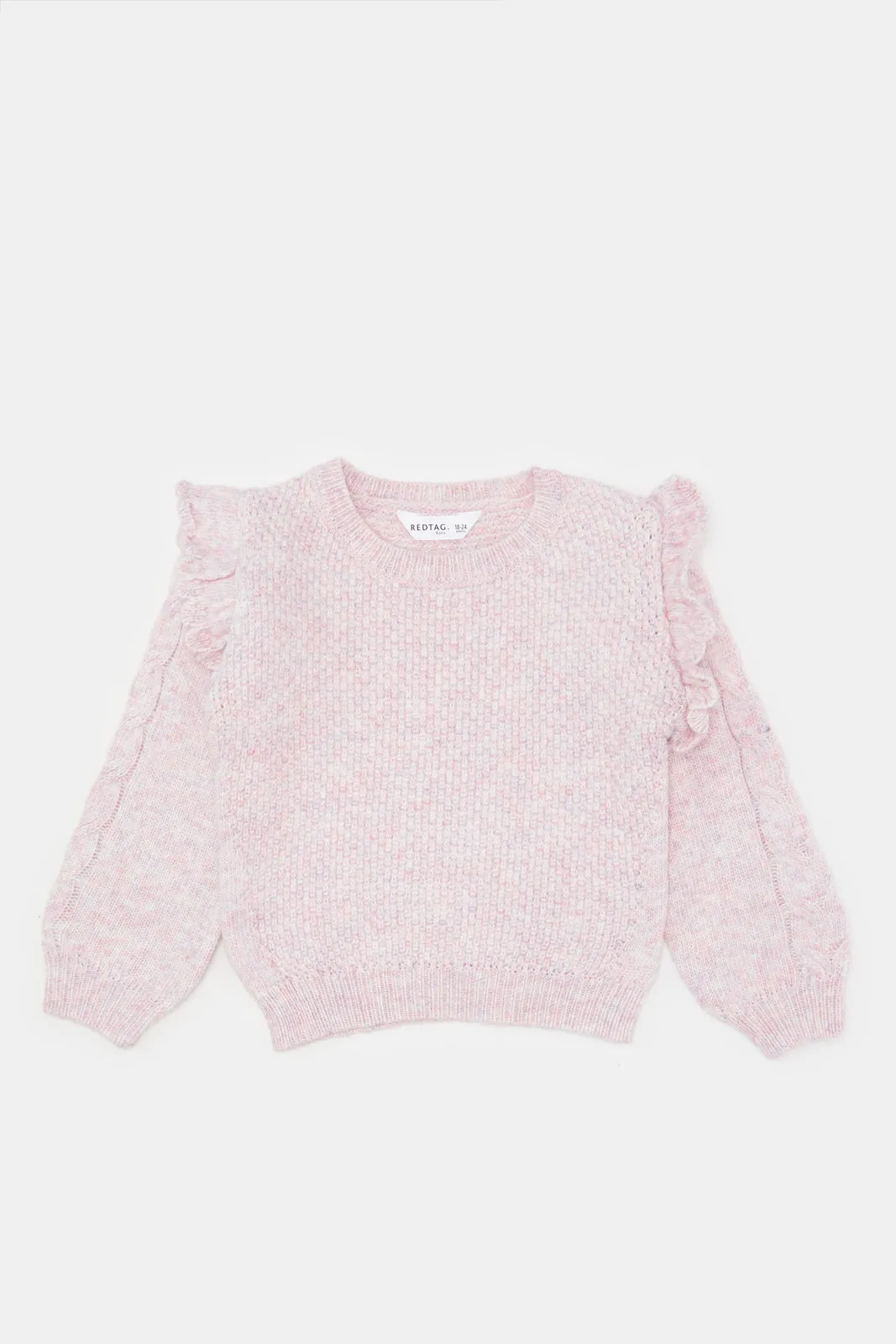 Infant Girls Lilac Knitted Pullover