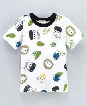 Jungle Printed Tshirt - Offwhite