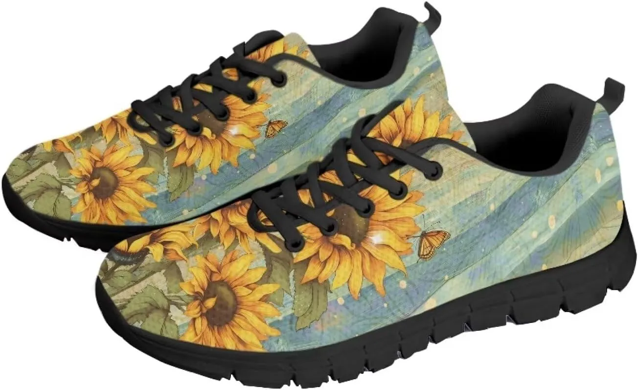 Kuiaobaty Women's Fashion Sneakers Men's Athletic Shoes Walking Running Tennis Shoes Lace-up Lightweight Breathable