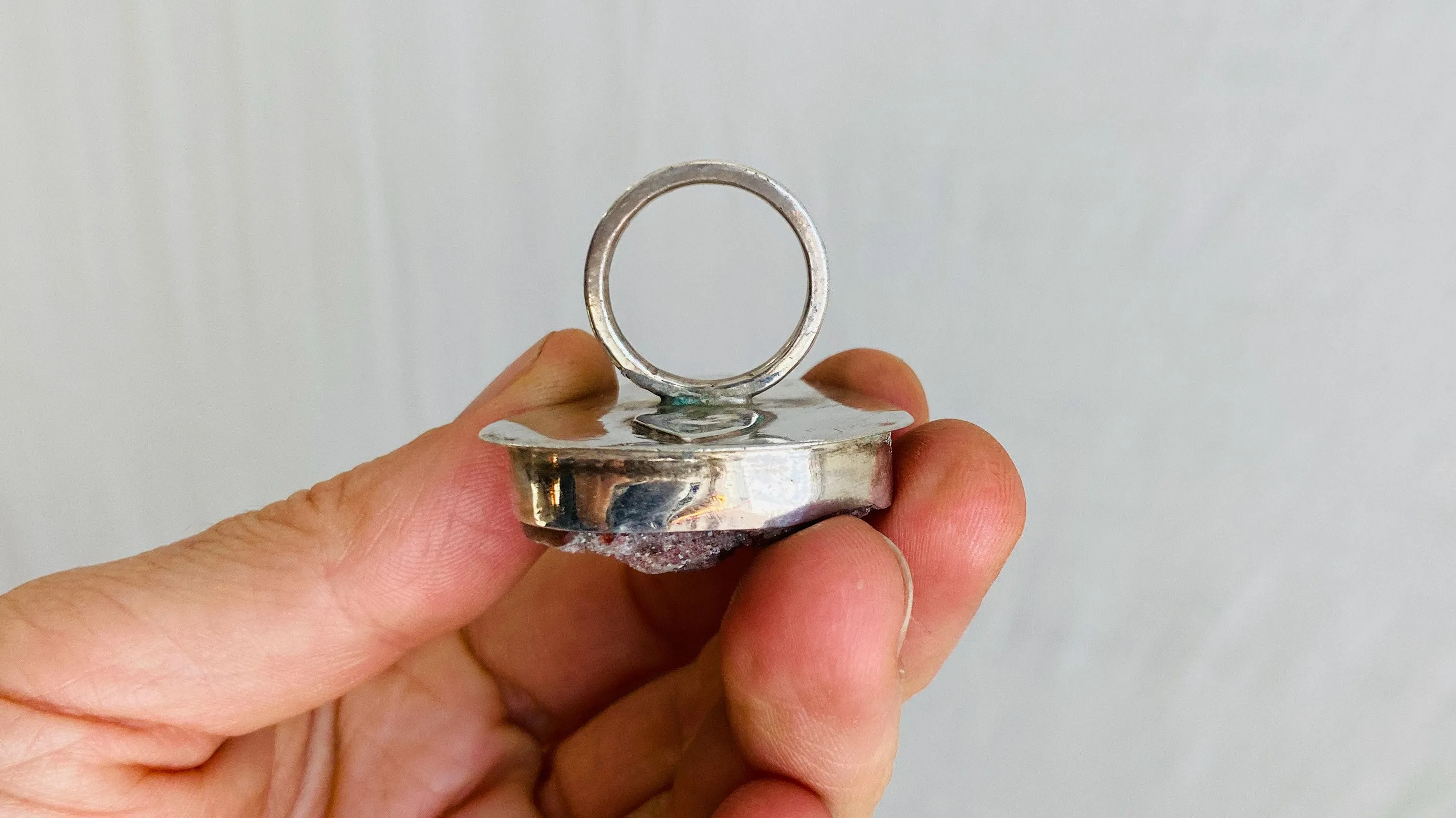 Large Druzy Ring. Size 6