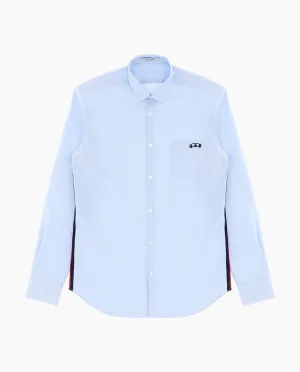 Light Blue Oxford Racing Stripes Tape Shirt