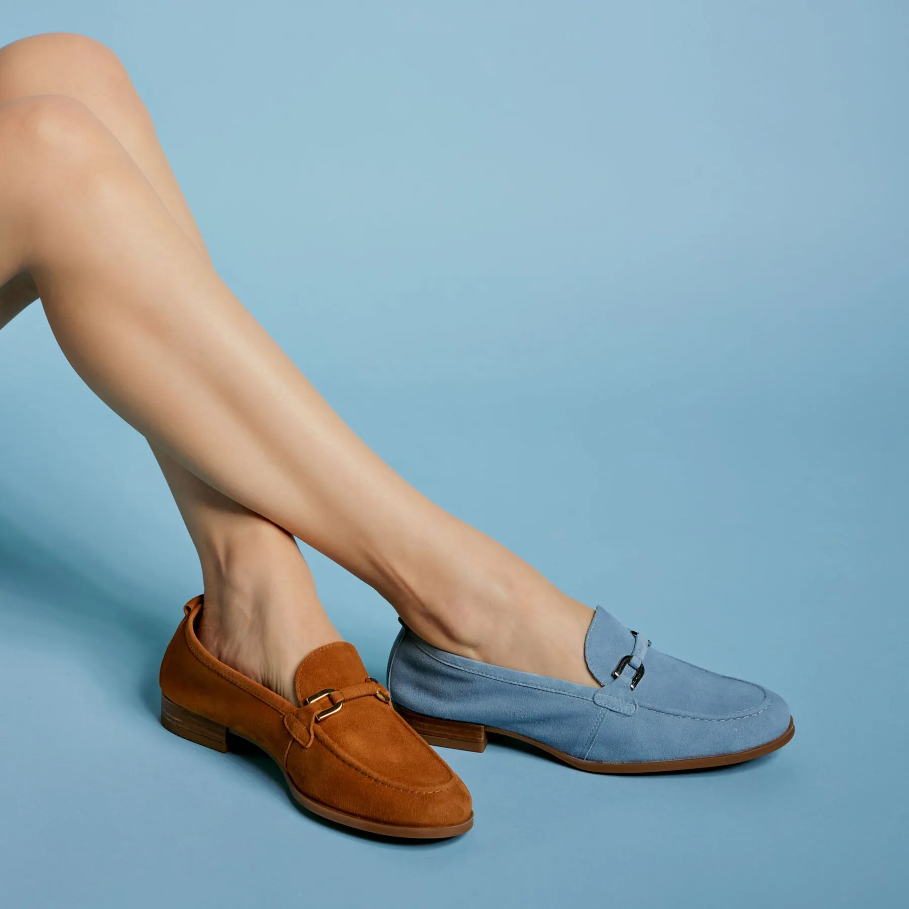 Loafers Androgynous με Αγκράφα - Ταμπά Καστόρ