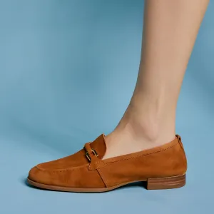 Loafers Androgynous με Αγκράφα - Ταμπά Καστόρ