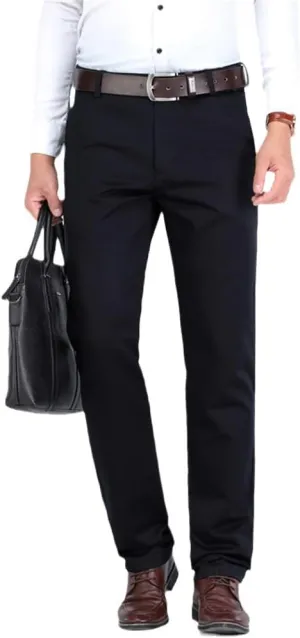 Man Formal Business Straight Trousers, Male Spring Autumn Khaki Casual Pants