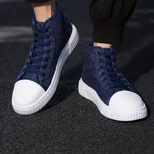 Mens HighTop Canvas Boots  Comfy Sporty Sneakers