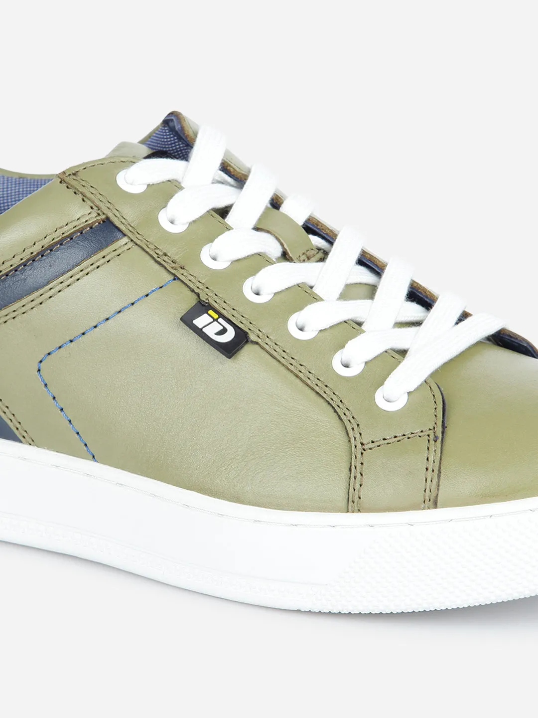 Men's Olive Lace Up Sneaker (ID3051)