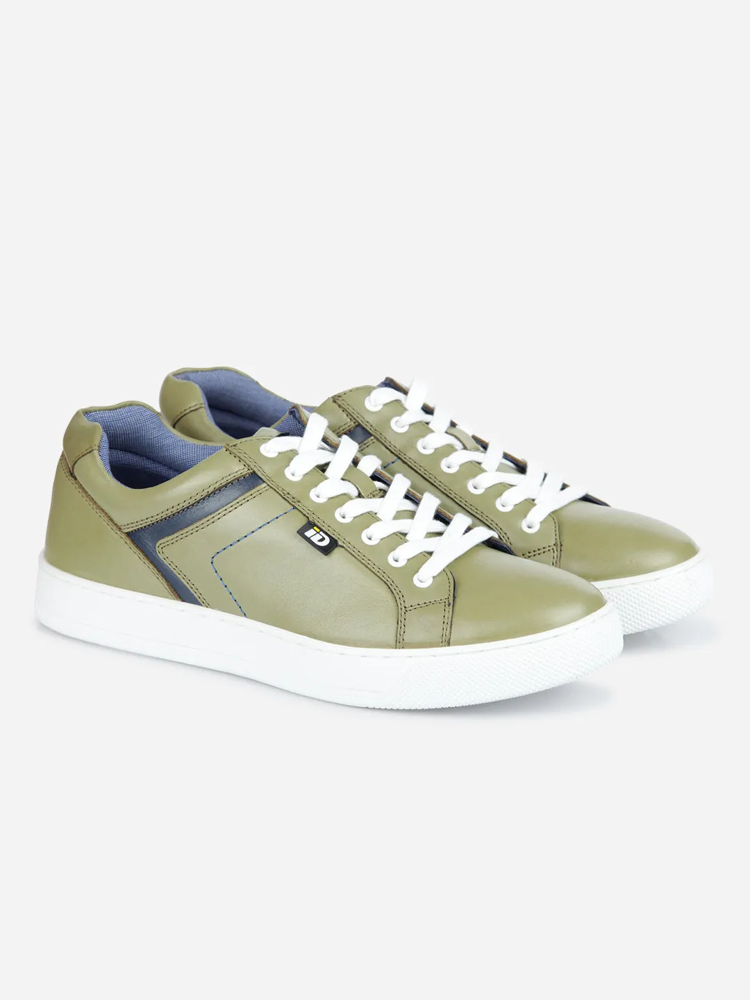 Men's Olive Lace Up Sneaker (ID3051)