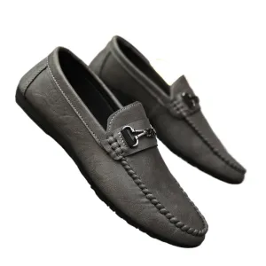 Men's shoes 2024 new summer lazy shoes men's driving loafers tide shoes versatile men's casual shoes Korean version shoes men's