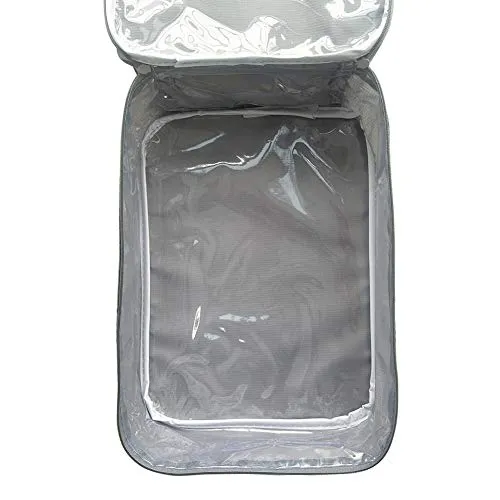 MoreTeam Travel Shoe Bag, Dry & Wet Separation 3 in 1 Shoe Organizer Space Saving Storage Bags Tote Pouch with Zipper for Men Women (Dry&Wet Separated - Gray)