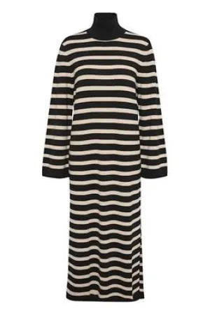 MusetteIW Dress - Black/Sand artwork