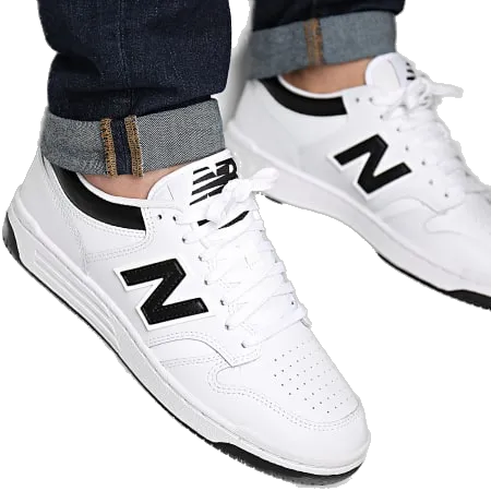New Balance Men's 480 Shoes - White / Black
