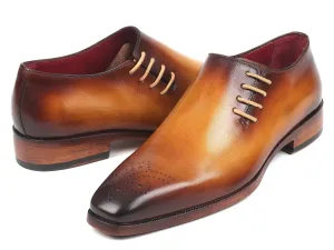 Paul Parkman Side Lace Oxfords Brown & Camel