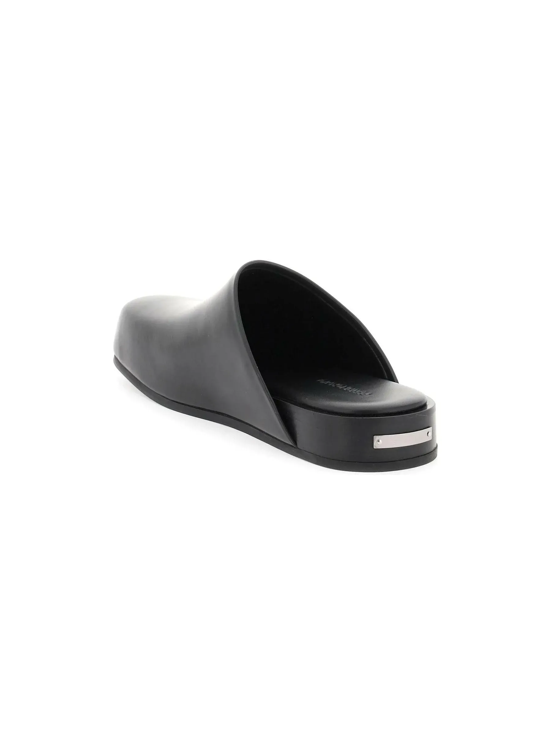 Plaque Leather Loafers
