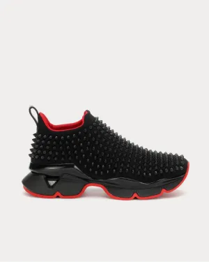 Spike Sock Black Low Top Sneakers
