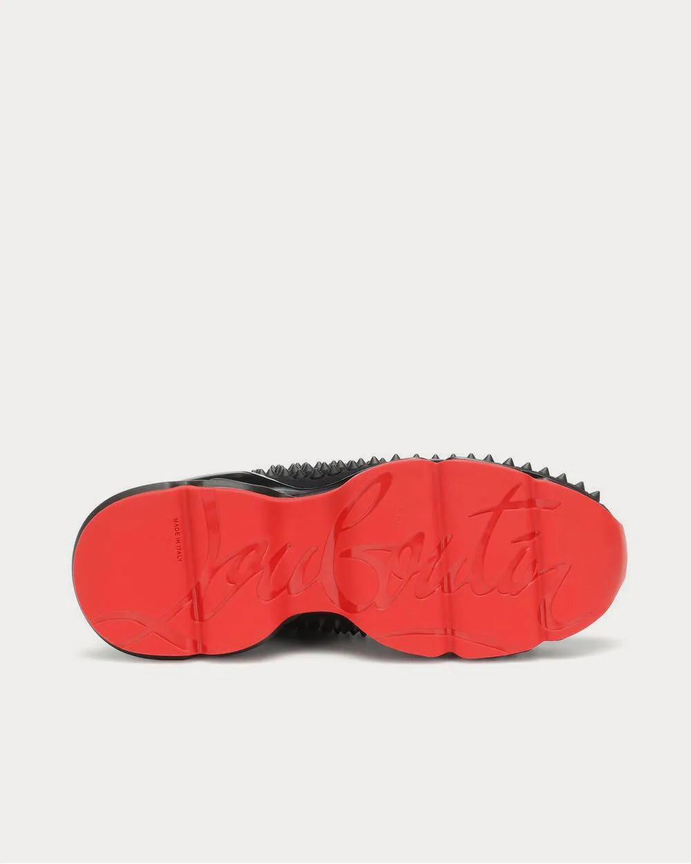 Spike Sock Black Low Top Sneakers