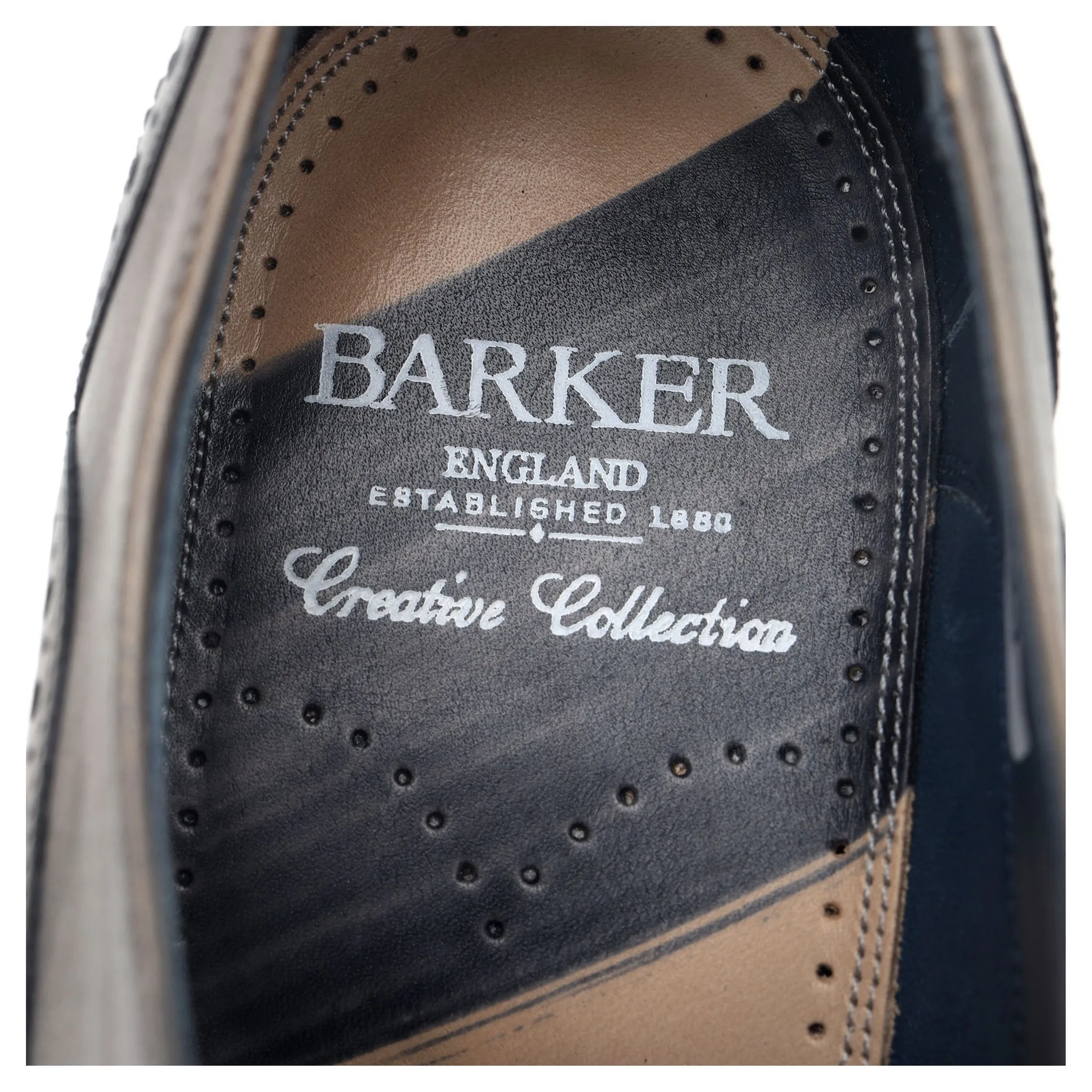 'Valiant' Grey Leather Brogues UK 9 F
