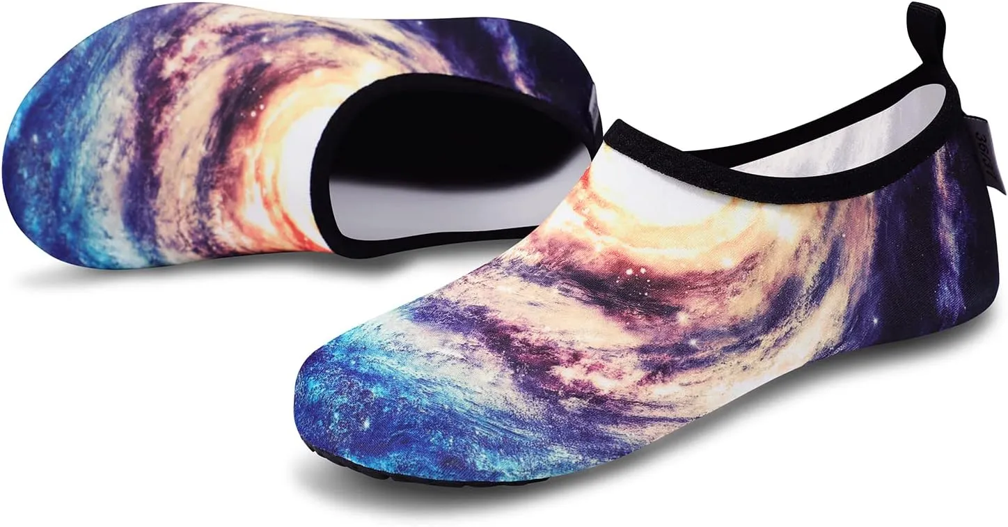 VIFUUR Water Sports Shoes Barefoot Quick-Dry Aqua Yoga Socks Slip-on for Men Women
