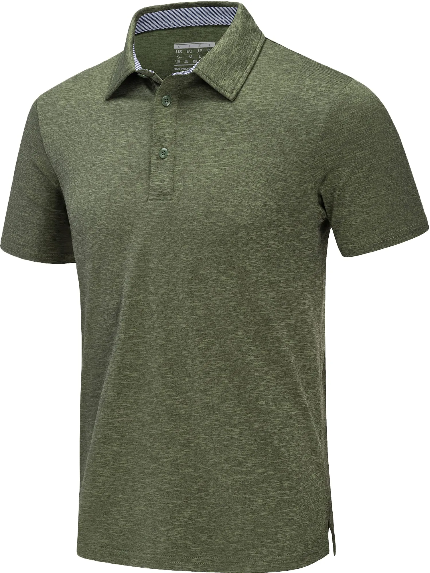 West Louis Button Down Business Dress Polo Shirt