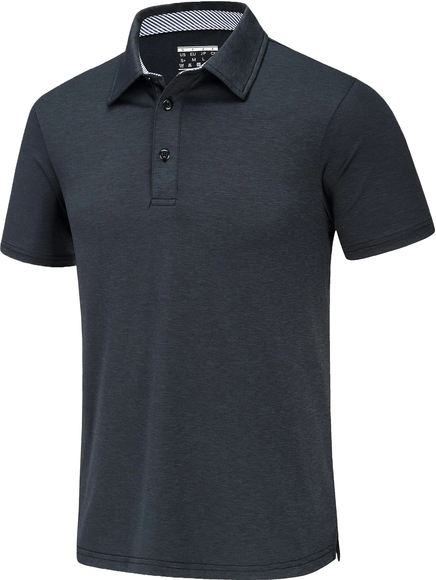 West Louis Button Down Business Dress Polo Shirt