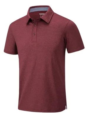 West Louis Button Down Business Dress Polo Shirt