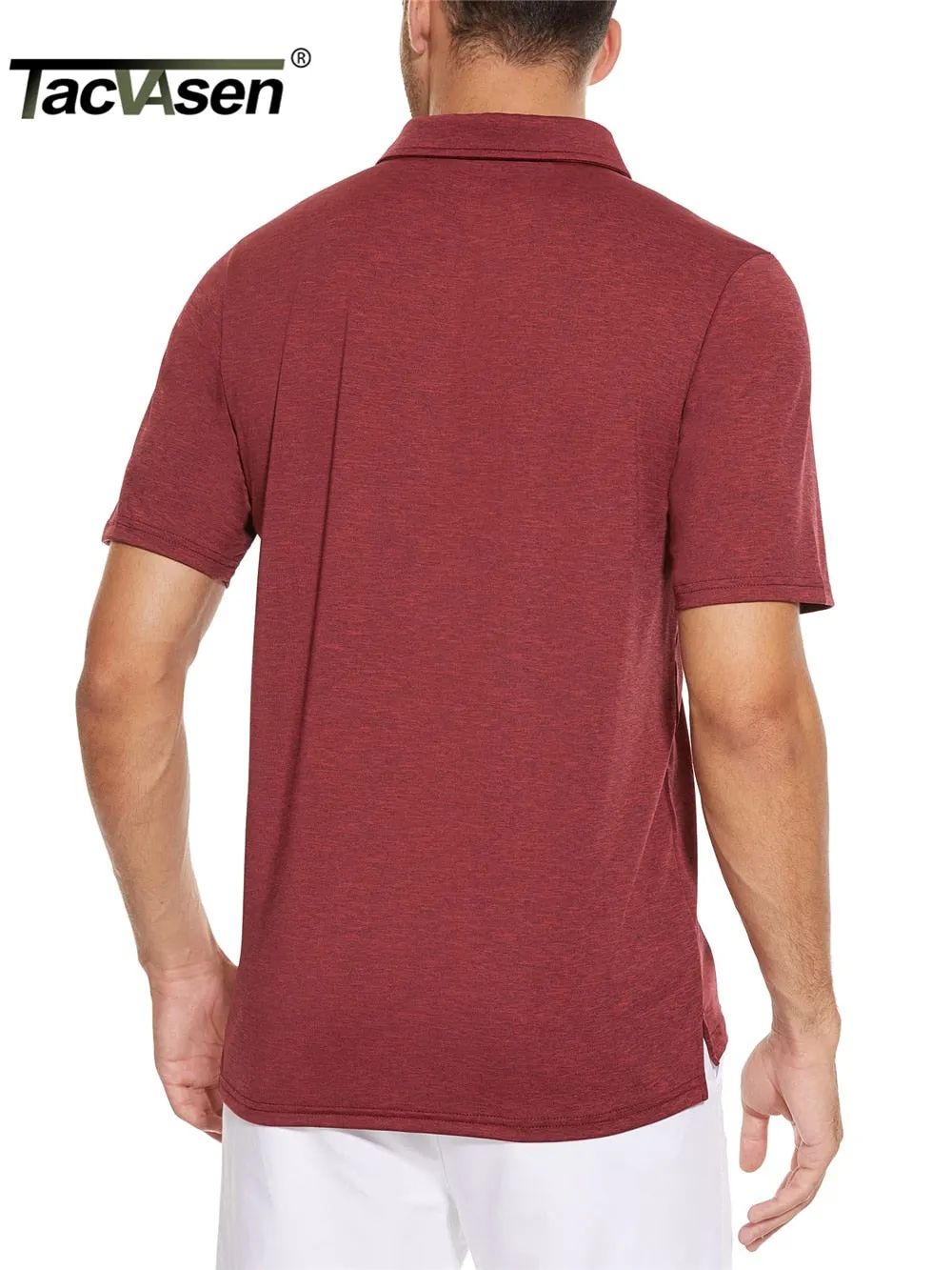 West Louis Button Down Business Dress Polo Shirt