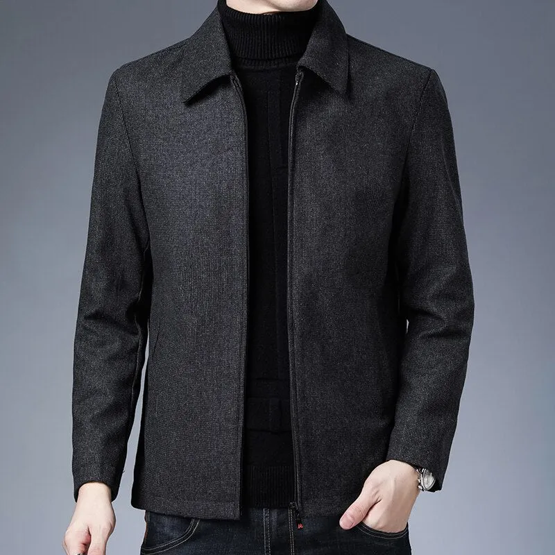 West Louis Designer Business Style Lapel Autumn Jacket