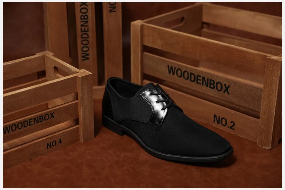 West Louis Designer Satin Leather Business Style Oxford Shoes