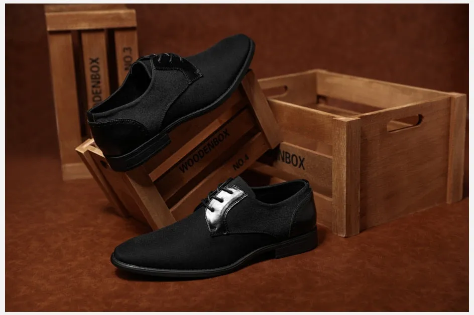 West Louis Designer Satin Leather Business Style Oxford Shoes