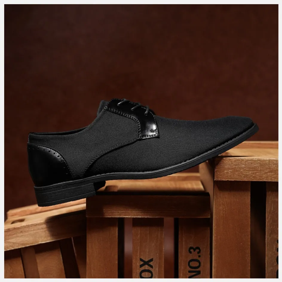 West Louis Designer Satin Leather Business Style Oxford Shoes