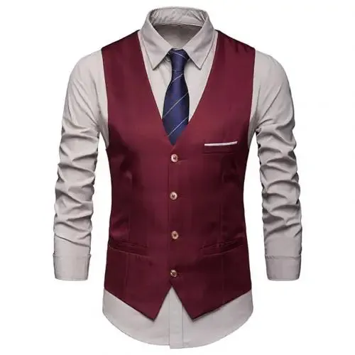 West Louis Sleeveless Formal Business Vest