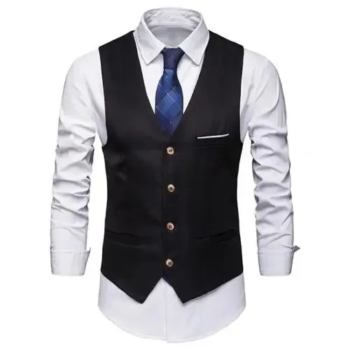 West Louis Sleeveless Formal Business Vest