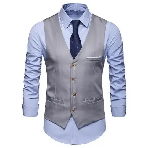 West Louis Sleeveless Formal Business Vest
