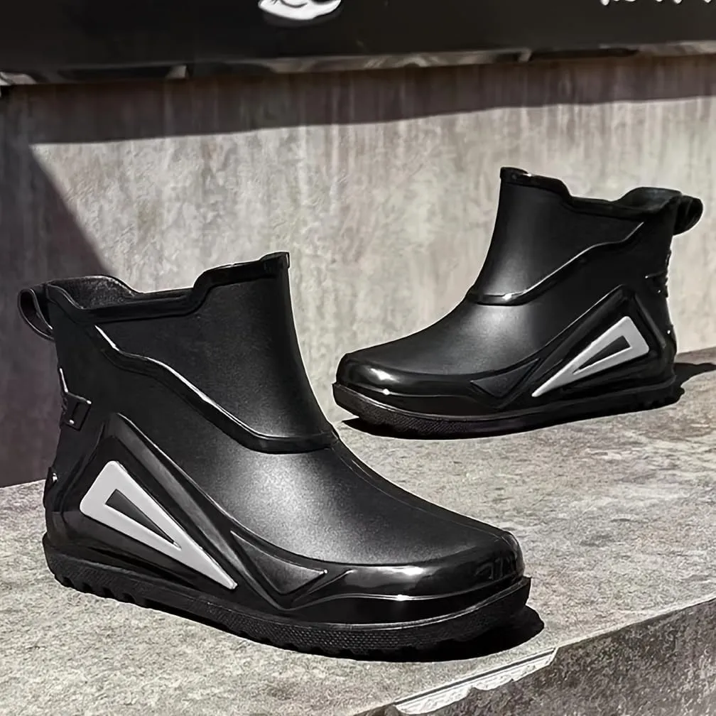 Women's Waterproof Non-Slip Rain Boots with Wear-Resistant Rubber Soles