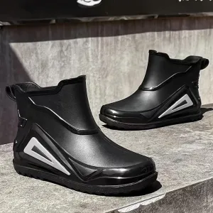 Women's Waterproof Non-Slip Rain Boots with Wear-Resistant Rubber Soles